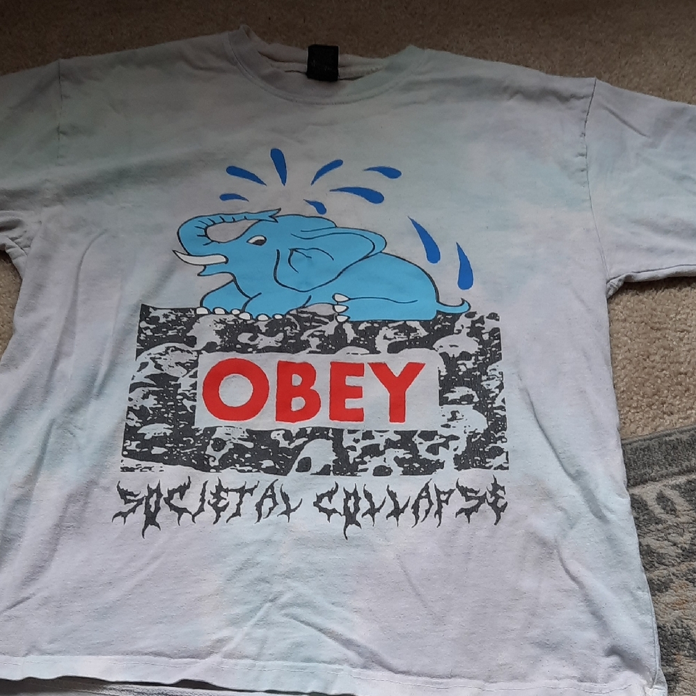 T-shirt Societal Collapse OBEY Elephant